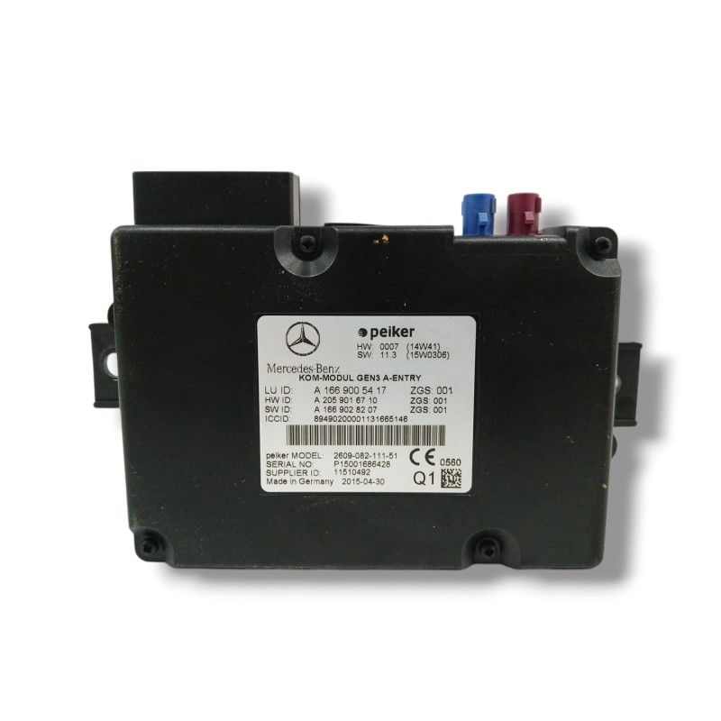 Recambio de modulo electronico para mercedes-benz clase cla (w117) shooting brake cla 220 d (117.903) referencia OEM IAM A166900