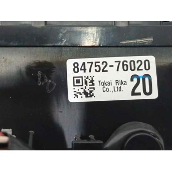 Recambio de modulo electronico para lexus ux(za10) (2018) 2.0 hibrido referencia OEM IAM 8475276020 INTERRUPTOR CALEFACCION ASIE