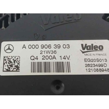 Recambio de alternador para mercedes-benz benz gla (h247) gla 200 d (247.712) referencia OEM IAM A0009063903 200A 