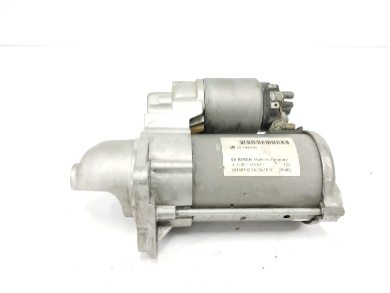 Recambio de motor arranque para opel adam 1.4 16v referencia OEM IAM 25194650 0001170611 Recambio de motor arranque para opel adam 1.4 16v referencia OEM IAM 25194650 0001170611