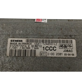 Recambio de centralita motor uce para ford fiesta (cbk) 1.6 16v cat referencia OEM IAM 4S6112A650LC S120977014 