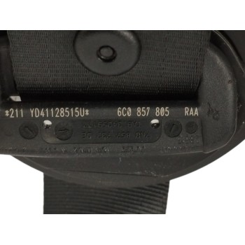 Recambio de cinturon seguridad trasero izquierdo para volkswagen polo (6c1) 1.0 referencia OEM IAM 6C0857805RAA  