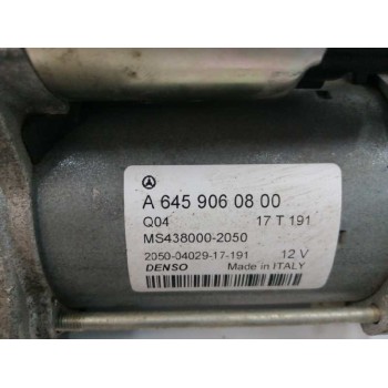 Recambio de motor arranque para mercedes-benz clase a (w176) a 200 d motorsport edition (176.008) referencia OEM IAM A6459060800