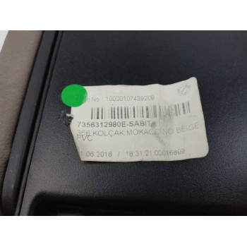 Recambio de apoyabrazos central para fiat tipo sedán (356_, 357_) 1.4 (356sxa1b) referencia OEM IAM 735631298 7356312980E 519571