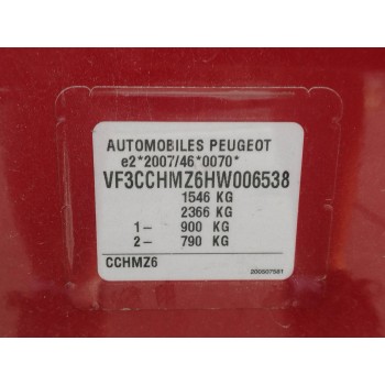 Recambio de carroceria corte para peugeot 208 1.2 12v e-vti referencia OEM IAM   