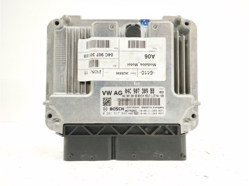 Recambio de centralita motor uce para volkswagen t-roc 1.0 tsi referencia OEM IAM 04C907309BB 0261S17849 Recambio de centralita motor uce para volkswagen t-roc 1.0 tsi referencia OEM IAM 04C907309BB 0261S17849