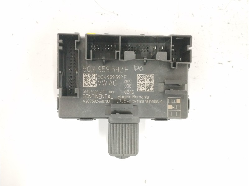 Recambio de modulo electronico para volkswagen t-roc 1.0 tsi referencia OEM IAM 5Q4959592F CONTROL DE PUERTA A2C7582460700 Recambio de modulo electronico para volkswagen t-roc 1.0 tsi referencia OEM IAM 5Q4959592F CONTROL DE PUERTA A2C7582460700