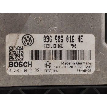 Recambio de centralita motor uce para seat toledo (5p2) 2.0 tdi referencia OEM IAM 03G906016HE 0281012291 