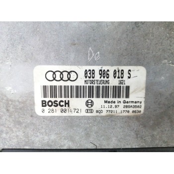 Recambio de centralita motor uce para audi a4 berlina (b5) 1.9 tdi referencia OEM IAM 038906018S 0281001721 