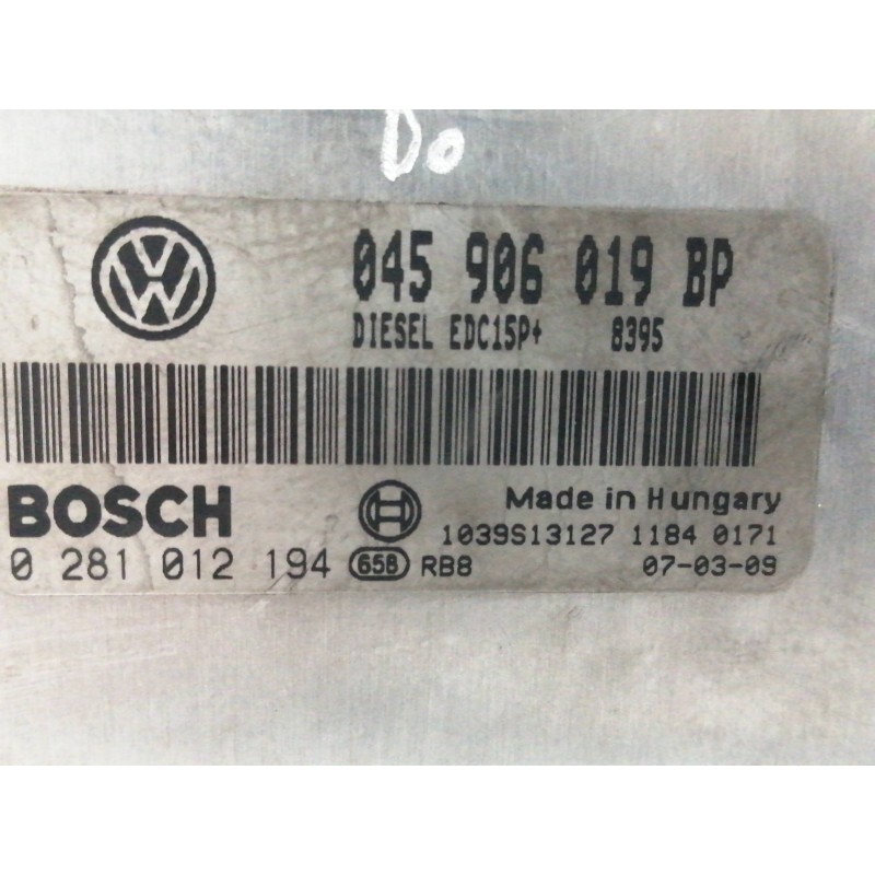 CENTRALITA MOTOR UCE 0281012194