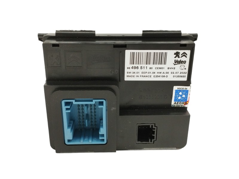 Recambio de modulo electronico para toyota proace city 1.5 d-4d 100 (bpzmd) referencia OEM IAM 9849651180  