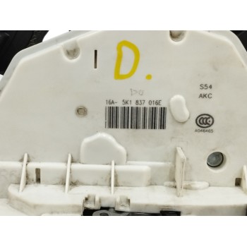 Recambio de cerradura puerta delantera derecha para volkswagen polo (6c1) 1.0 referencia OEM IAM 5K1837016E  