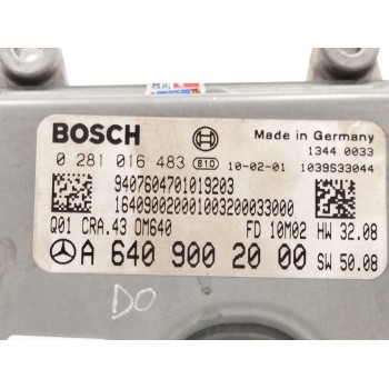Recambio de centralita motor uce para mercedes-benz clase a (w169) 2.0 cdi cat referencia OEM IAM A6409002000 0281016483 
