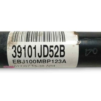 Recambio de transmision delantera izquierda para nissan qashqai (j10) 1.5 dci turbodiesel cat referencia OEM IAM 39101JD52B 3910