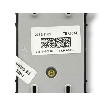 Recambio de mando elevalunas delantero izquierdo para kia niro i (de) 1.6 gdi hybrid referencia OEM IAM 93570G5240  