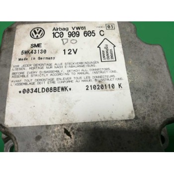 Recambio de centralita airbag para volkswagen passat berlina (3b3) 1.8 20v turbo referencia OEM IAM 1C0909605C 5WK43130 