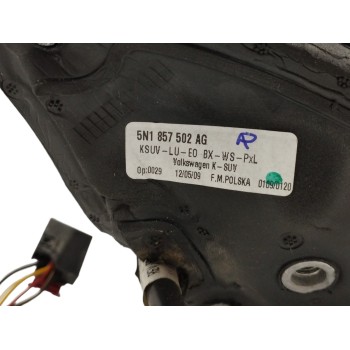 Recambio de retrovisor derecho para volkswagen tiguan (5n2) 2.0 tdi referencia OEM IAM 5N1857502AG 6 CABLES 
