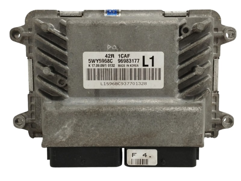 Recambio de centralita motor uce para chevrolet aveo 1.2 cat referencia OEM IAM 96983177 5WY5968C 