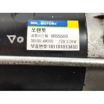 Recambio de motor arranque para hyundai h 1 2.5 crdi cat referencia OEM IAM   