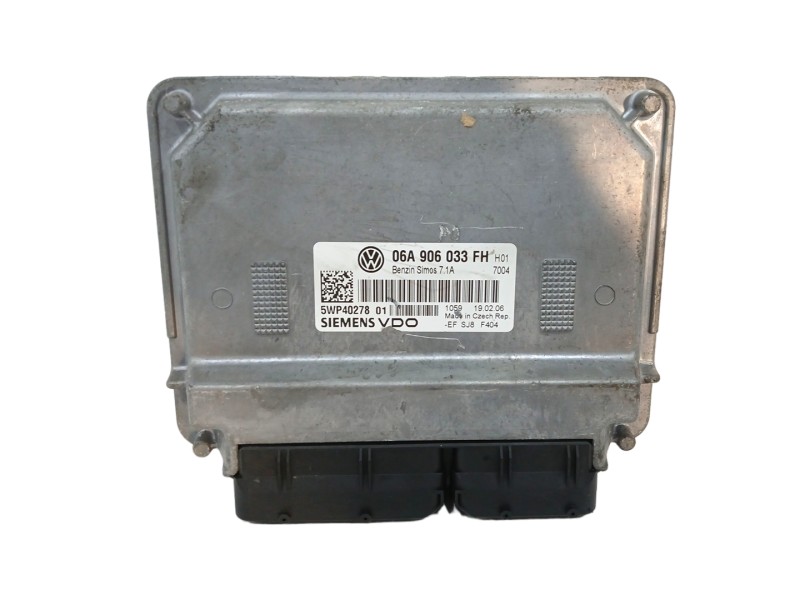 Recambio de centralita motor uce para seat altea (5p1) 1.6 referencia OEM IAM 06A906033FH 5WP40278 
