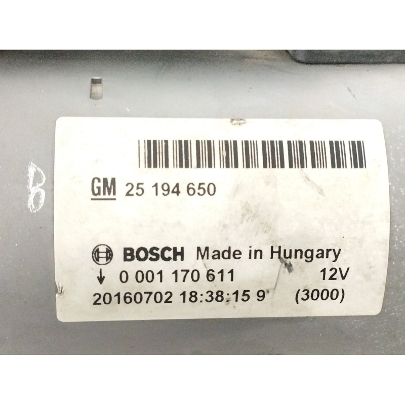 MOTOR ARRANQUE 0001170611