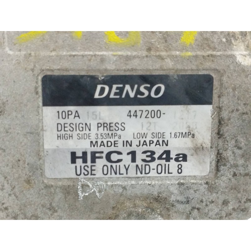 COMPRESOR AIRE ACONDICIONADO HFC124A