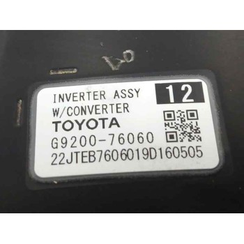 Recambio de inverter / converter para lexus ux(za10) (2018) 2.0 hibrido referencia OEM IAM G920076060  