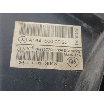 Recambio de electroventilador para mercedes-benz clase gl (x164) gl 320 cdi 4-matic (164.822) referencia OEM IAM A1645000093  