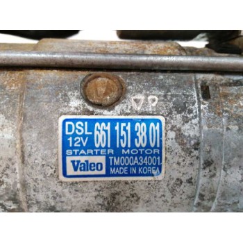 Recambio de motor arranque para ssangyong actyon 2.0 td cat referencia OEM IAM 6611513801 TM000A34001 