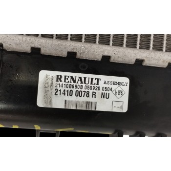 Recambio de radiador agua para dacia sandero 1.0 tce cat referencia OEM IAM 214100078R  