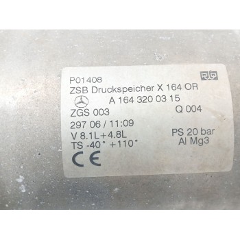 Recambio de acumulador central amortiguacion para mercedes-benz clase gl (x164) gl 320 cdi 4-matic (164.822) referencia OEM IAM 