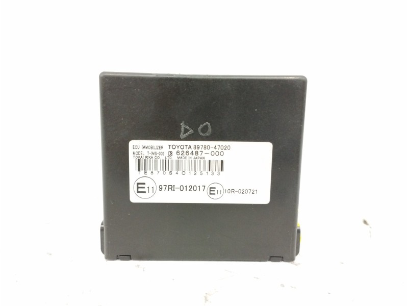 Recambio de modulo electronico para toyota prius (nhw20) 1.5 cat referencia OEM IAM 8978047020 CENTRALITA INMOVILIZADORA 6264870 Recambio de modulo electronico para toyota prius (nhw20) 1.5 cat referencia OEM IAM 8978047020 CENTRALITA INMOVILIZADORA 6264870