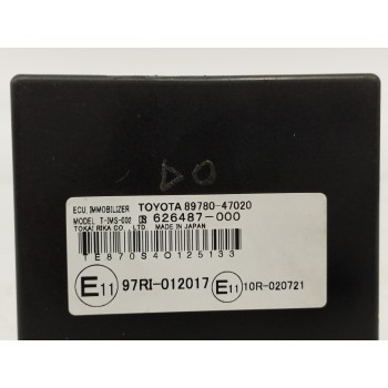 Recambio de modulo electronico para toyota prius (nhw20) 1.5 cat referencia OEM IAM 8978047020 CENTRALITA INMOVILIZADORA 6264870