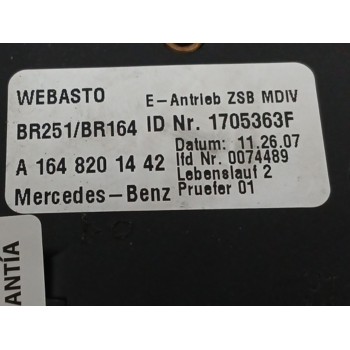 Recambio de motor techo electrico para mercedes-benz clase r (w251) 3.0 cdi cat referencia OEM IAM A1648201442  
