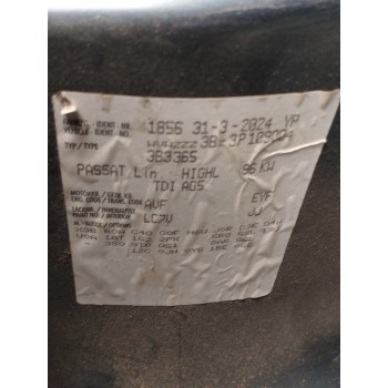 Recambio de carroceria corte para volkswagen passat berlina (3b3) 1.9 tdi referencia OEM IAM   