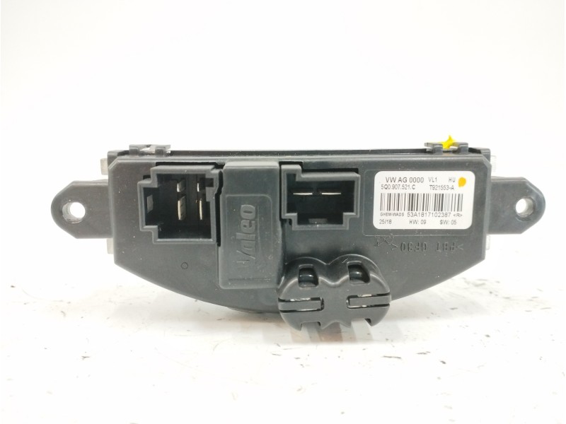 Recambio de resistencia calefaccion para volkswagen t-roc 1.0 tsi referencia OEM IAM 5Q0907521C Recambio de resistencia calefaccion para volkswagen t-roc 1.0 tsi referencia OEM IAM 5Q0907521C