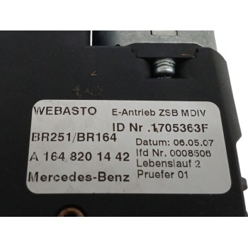 Recambio de motor techo electrico para mercedes-benz clase r (w251) 3.0 cdi cat referencia OEM IAM A1648201442  