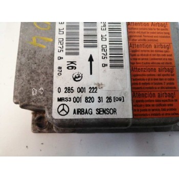 Recambio de centralita airbag para mercedes-benz clase a (w168) 1.6 cat referencia OEM IAM 0018203126 0285001222 