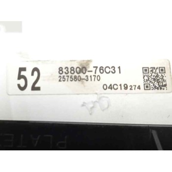 Recambio de cuadro instrumentos para lexus ux(za10) (2018) 2.0 hibrido referencia OEM IAM 8380076C31 8380076C31 