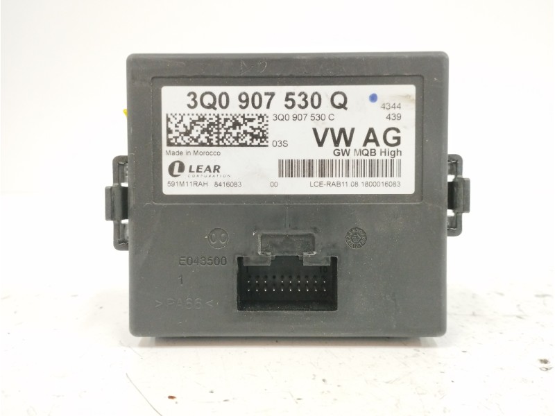 Recambio de modulo electronico para volkswagen t-roc 1.0 tsi referencia OEM IAM 3Q0907530Q INTERFAZ DE DATOS 