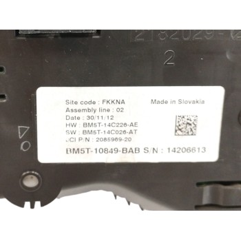 Recambio de cuadro instrumentos para ford focus iii 1.0 ecoboost referencia OEM IAM BM5T10849BAB BM5T14C226AE 