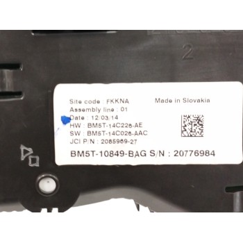 Recambio de cuadro instrumentos para ford focus iii 1.0 ecoboost referencia OEM IAM BM5T10849BAG  