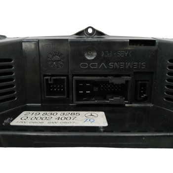 Recambio de mando climatizador para mercedes-benz clase cls (w219) 320 cdi (219.322) referencia OEM IAM 2198303285  