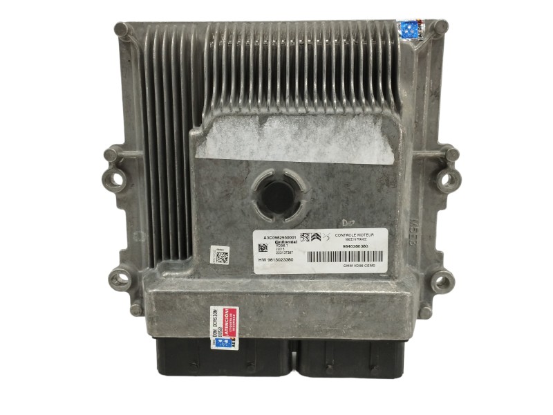 Recambio de centralita motor uce para opel mokka 1.2 gs line [1,2 ltr. - 96 kw] referencia OEM IAM 9846386380 9815023380 A2C0982