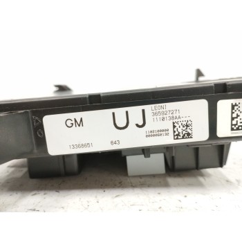 Recambio de caja reles / fusibles para opel astra j gtc sportive referencia OEM IAM 365927271 1110138AA 