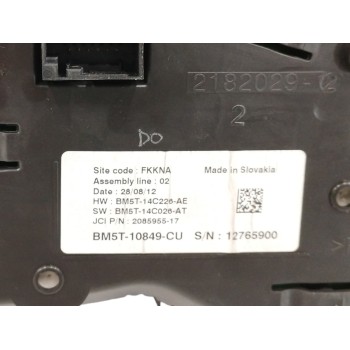 Recambio de cuadro instrumentos para ford c-max trend referencia OEM IAM BM5T10849CU  