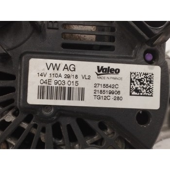 Recambio de alternador para volkswagen t-roc 1.0 tsi referencia OEM IAM 04E903015 TG12C280 110A