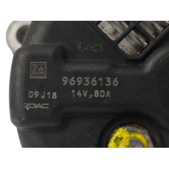 Recambio de alternador para chevrolet aveo 1.2 cat referencia OEM IAM 96936136 80A 
