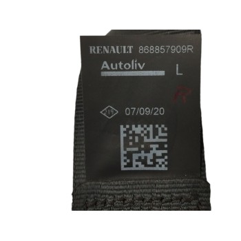 Recambio de cinturon seguridad delantero izquierdo para dacia sandero 1.0 tce cat referencia OEM IAM 868857909R  
