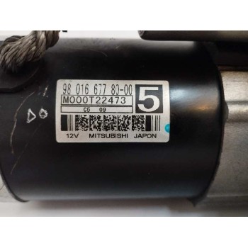 Recambio de motor arranque para citroën c4 picasso 1.6 blue-hdi fap referencia OEM IAM 9801667780 M000T22473 